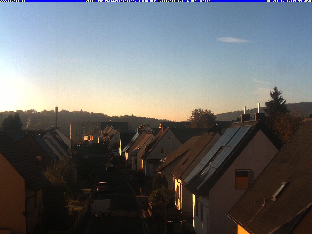 Archiv Foto Webcam Wunsiedel: Blick zum Katharinenberg