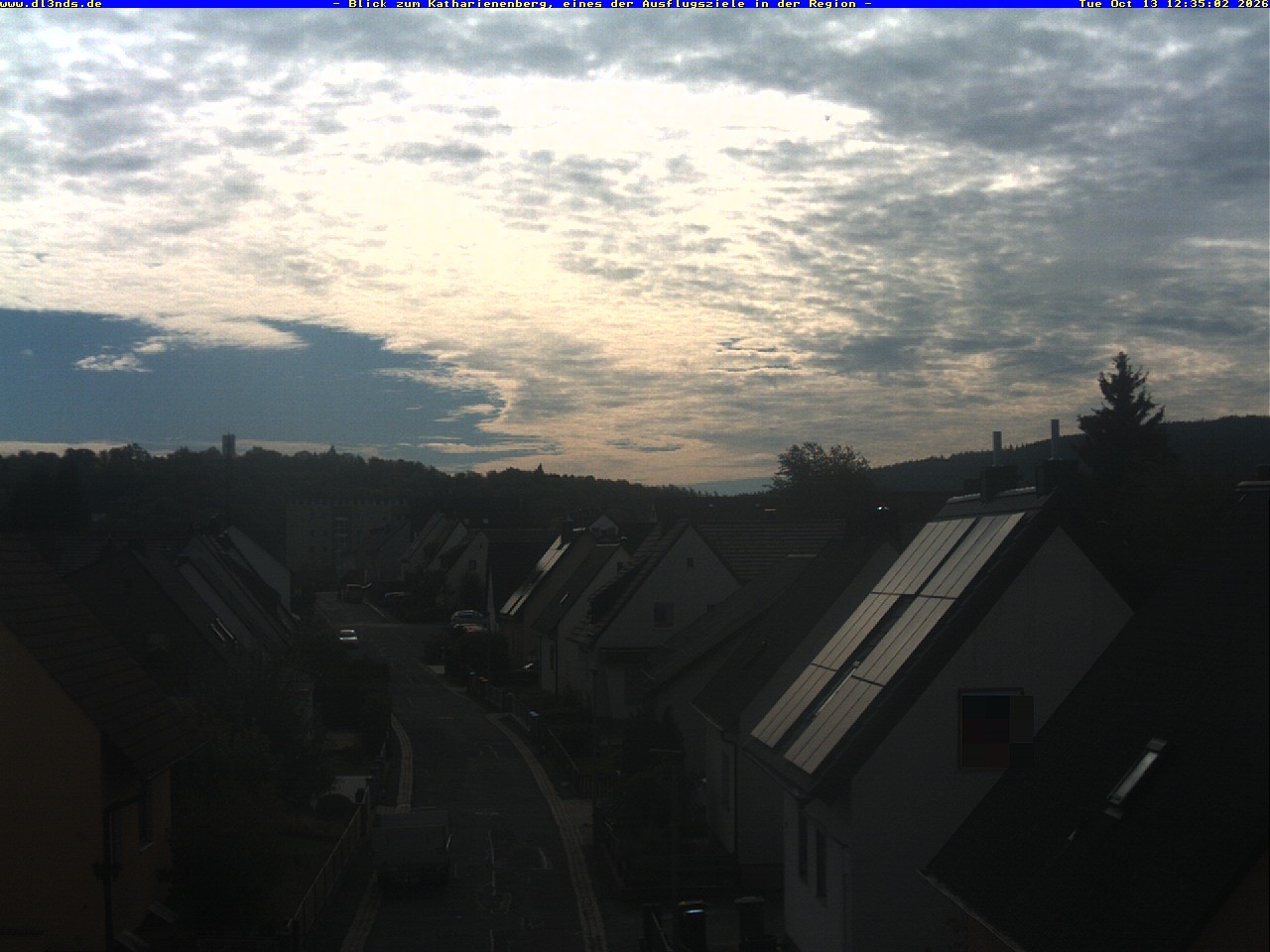 Archiv Foto Webcam Wunsiedel: Blick zum Katharinenberg
