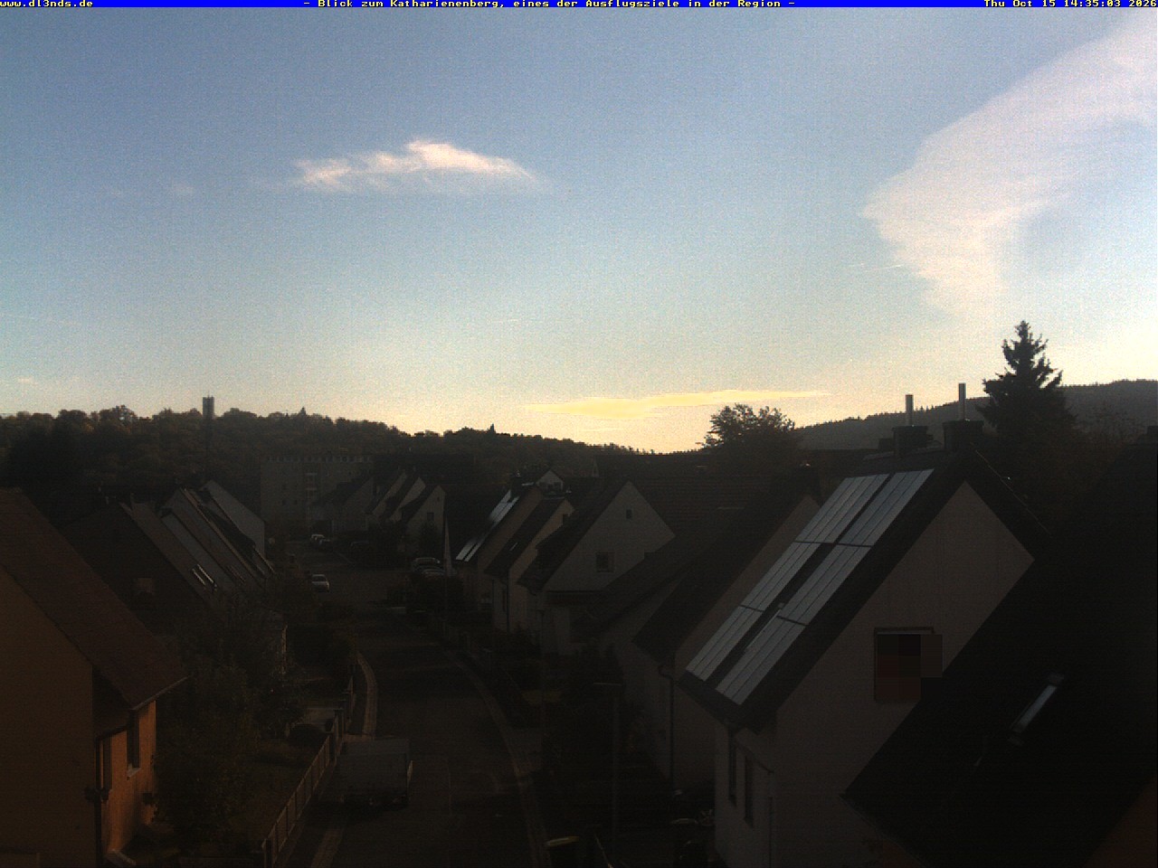 Archiv Foto Webcam Wunsiedel: Blick zum Katharinenberg