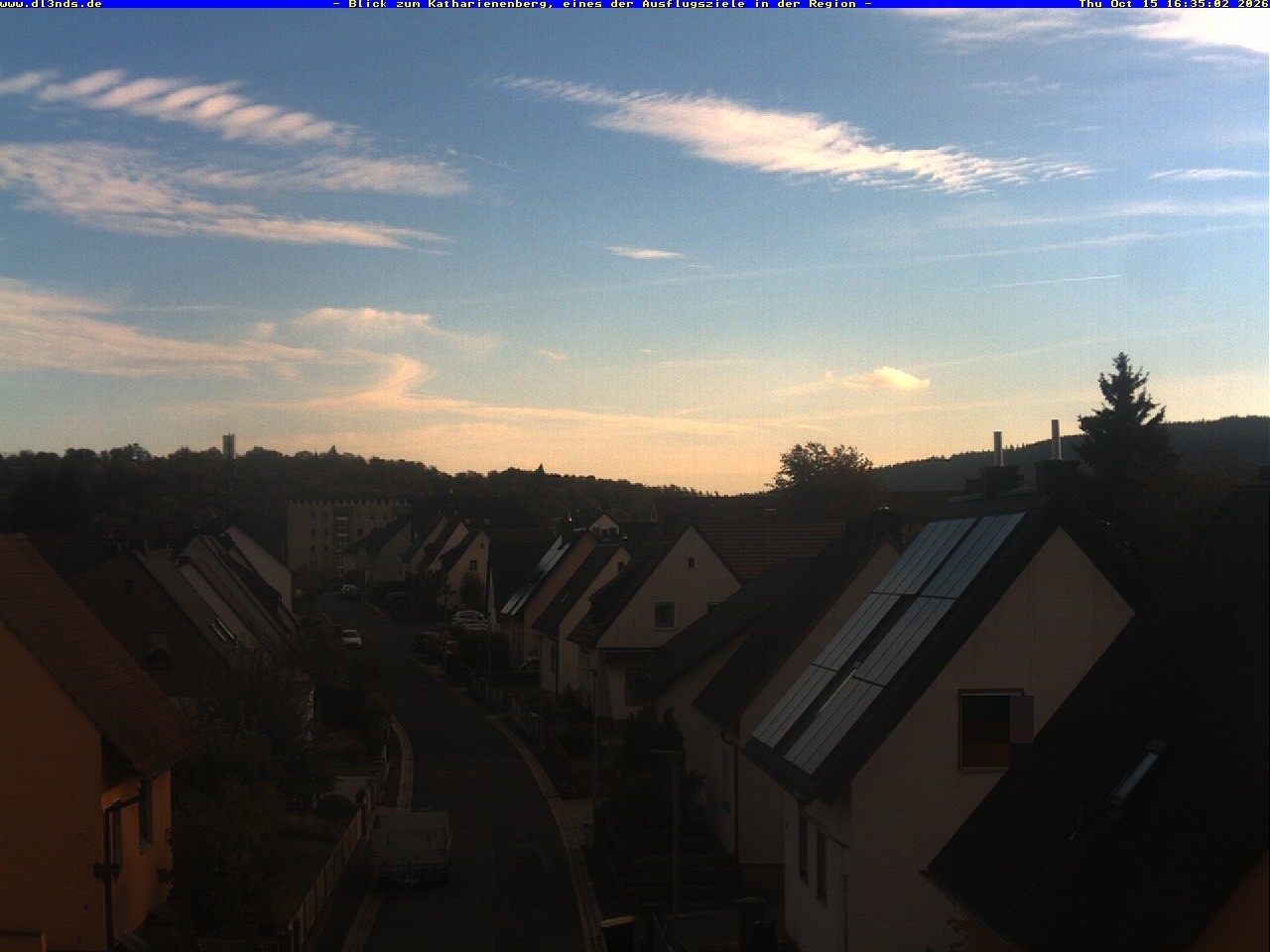 Archiv Foto Webcam Wunsiedel: Blick zum Katharinenberg