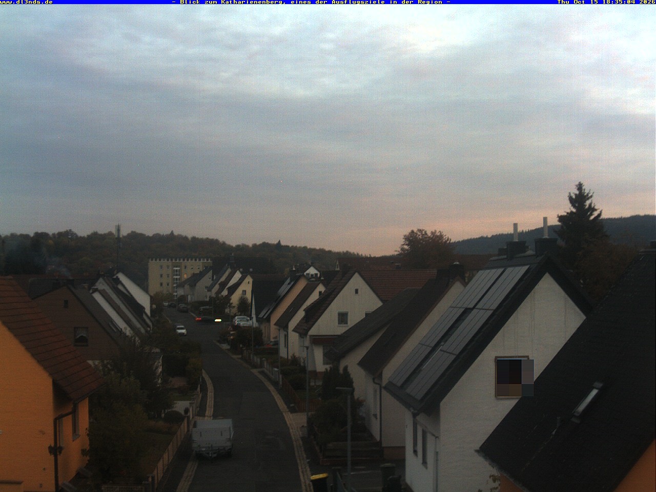 Archiv Foto Webcam Wunsiedel: Blick zum Katharinenberg