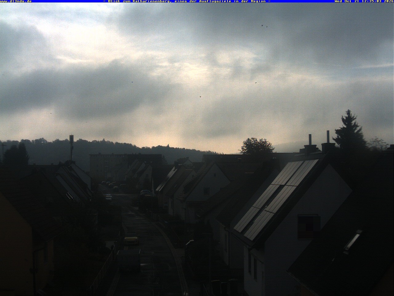 Archiv Foto Webcam Wunsiedel: Blick zum Katharinenberg