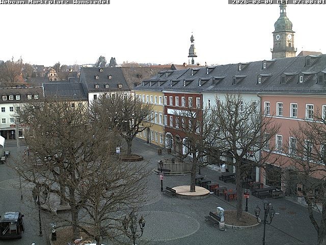 Archiv Foto Webcam Wunsiedel Marktplatz