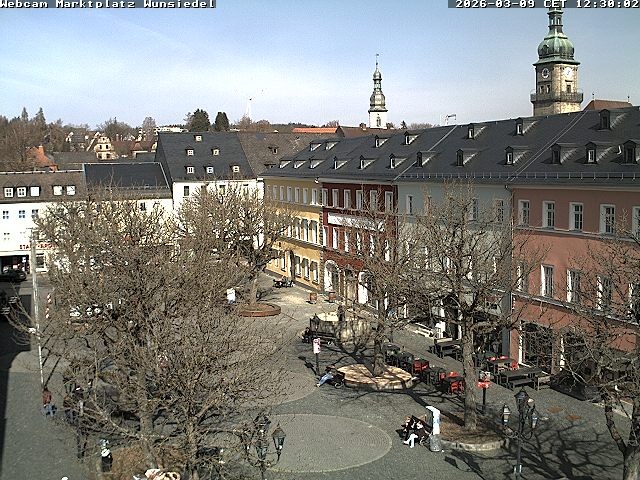 Archiv Foto Webcam Wunsiedel Marktplatz