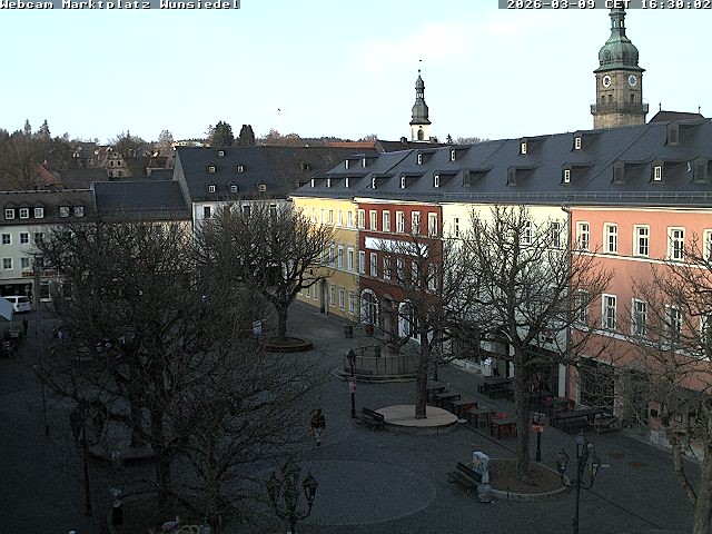 Archiv Foto Webcam Wunsiedel Marktplatz