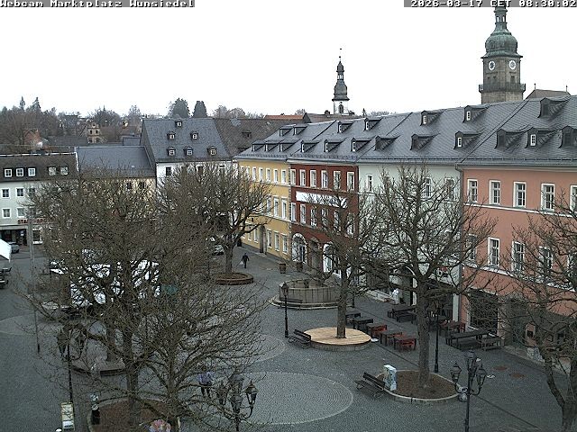 Archiv Foto Webcam Wunsiedel Marktplatz