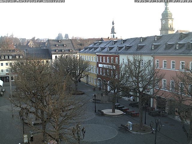 Archiv Foto Webcam Wunsiedel Marktplatz