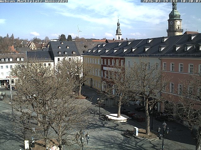 Archiv Foto Webcam Wunsiedel Marktplatz