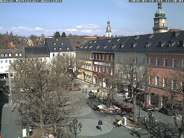 Archiv Foto Webcam Wunsiedel Marktplatz