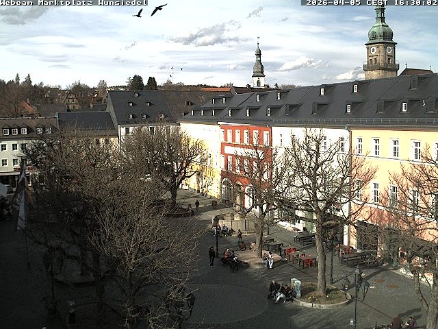 Archiv Foto Webcam Wunsiedel Marktplatz