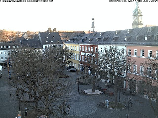 Archiv Foto Webcam Wunsiedel Marktplatz