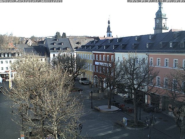Archiv Foto Webcam Wunsiedel Marktplatz