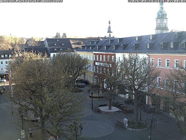 Archiv Foto Webcam Wunsiedel Marktplatz