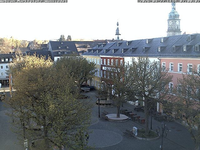 Archiv Foto Webcam Wunsiedel Marktplatz