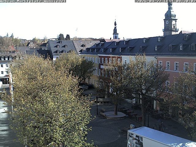 Archiv Foto Webcam Wunsiedel Marktplatz