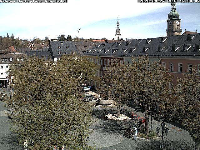 Archiv Foto Webcam Wunsiedel Marktplatz