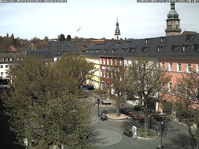 Archiv Foto Webcam Wunsiedel Marktplatz
