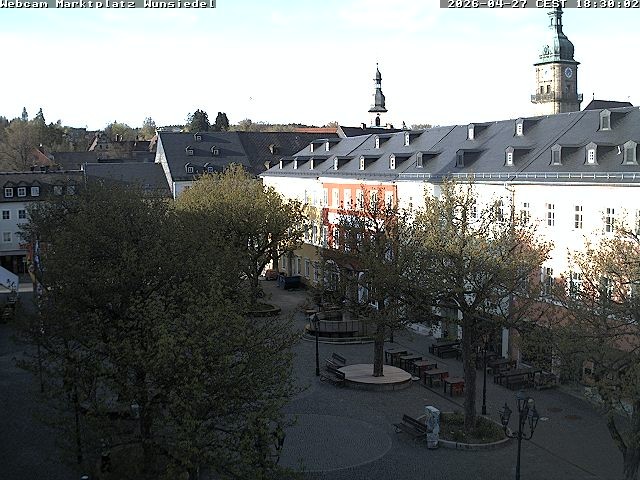 Archiv Foto Webcam Wunsiedel Marktplatz