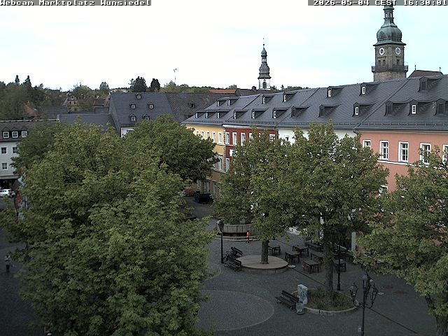 Archiv Foto Webcam Wunsiedel Marktplatz