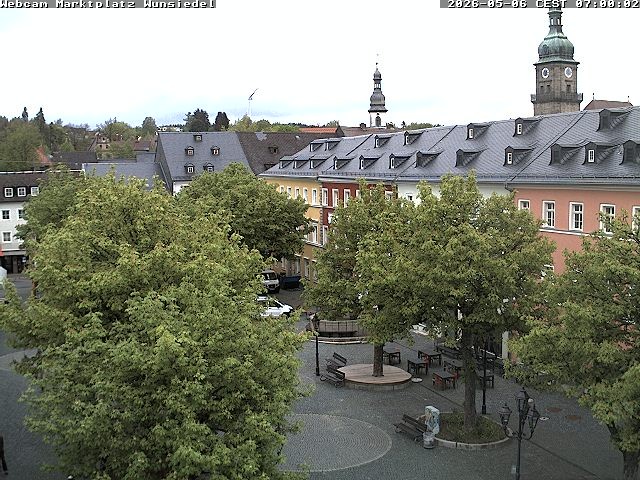Archiv Foto Webcam Wunsiedel Marktplatz