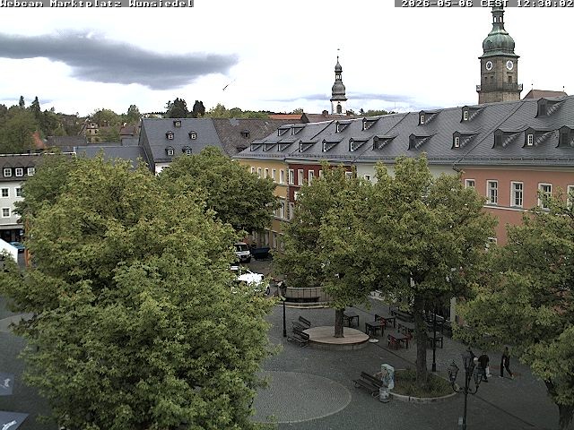 Archiv Foto Webcam Wunsiedel Marktplatz