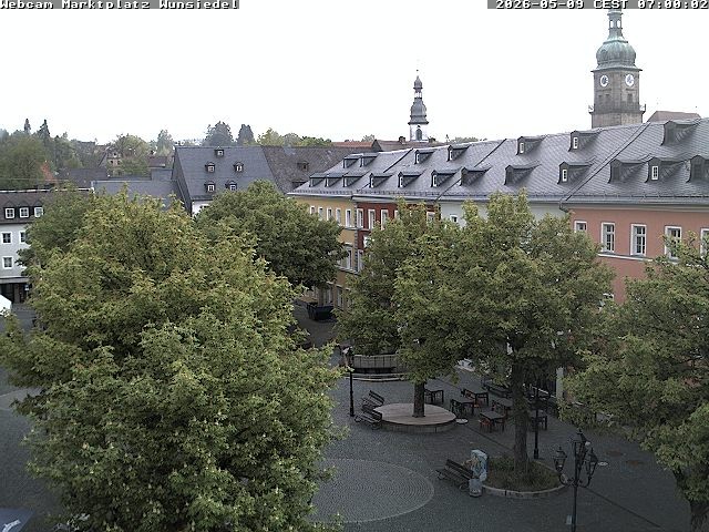 Archiv Foto Webcam Wunsiedel Marktplatz