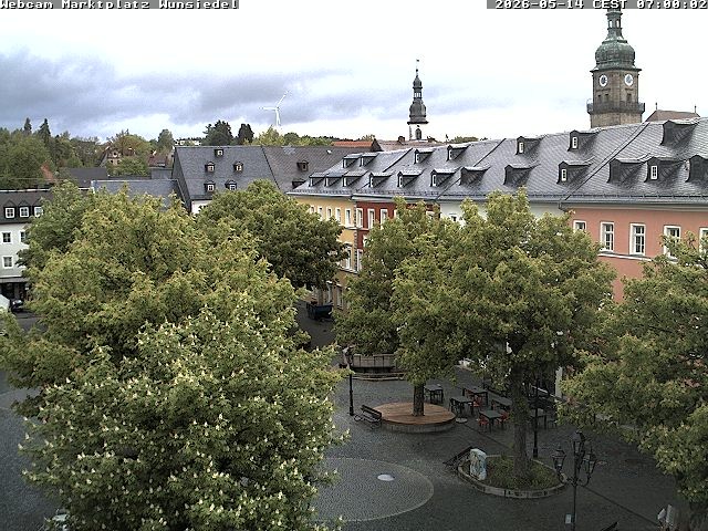 Archiv Foto Webcam Wunsiedel Marktplatz