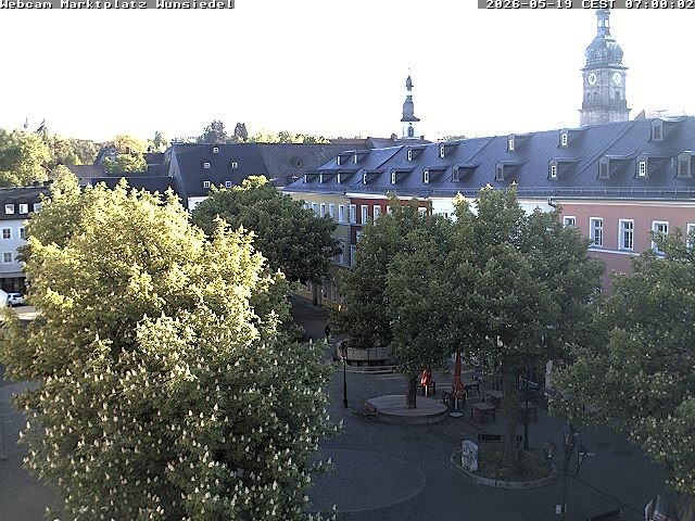 Archiv Foto Webcam Wunsiedel Marktplatz
