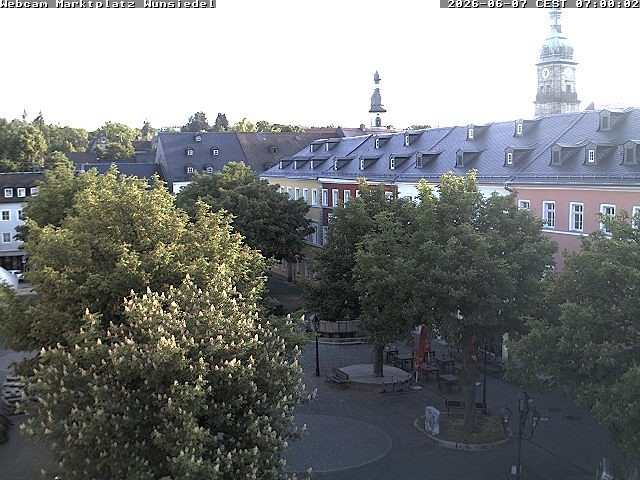 Archiv Foto Webcam Wunsiedel Marktplatz