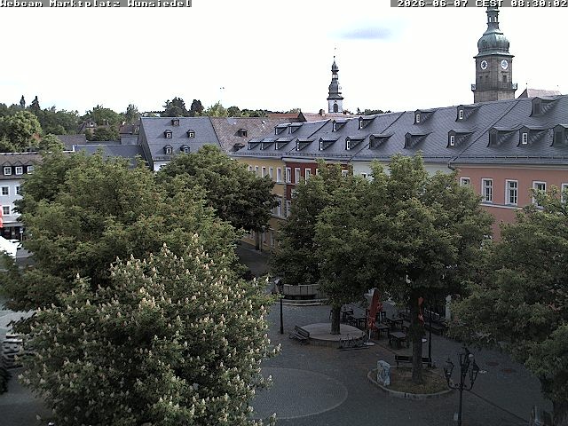 Archiv Foto Webcam Wunsiedel Marktplatz