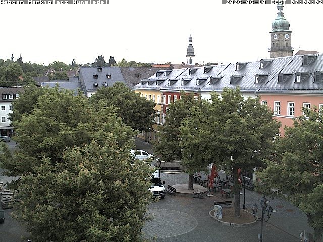 Archiv Foto Webcam Wunsiedel Marktplatz