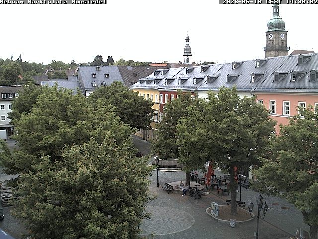 Archiv Foto Webcam Wunsiedel Marktplatz