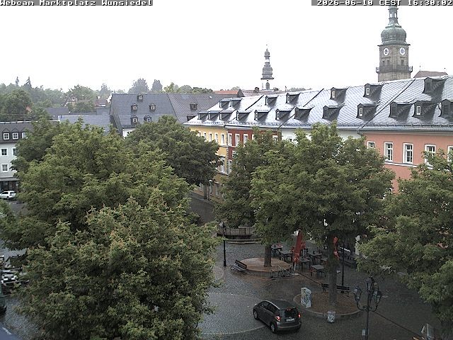 Archiv Foto Webcam Wunsiedel Marktplatz