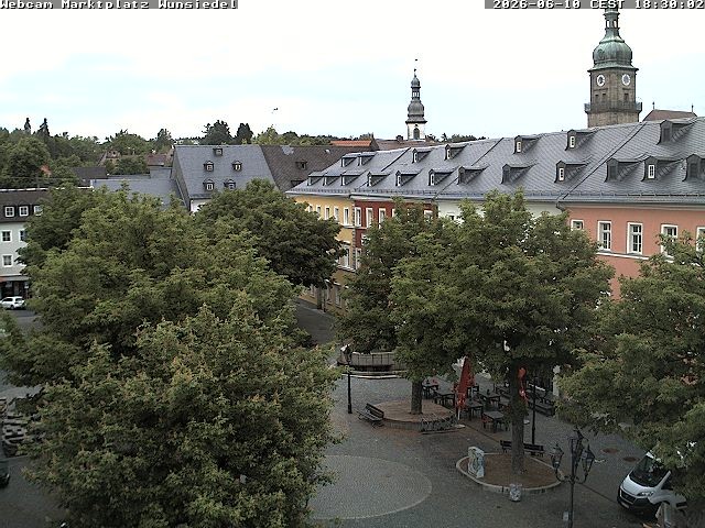 Archiv Foto Webcam Wunsiedel Marktplatz