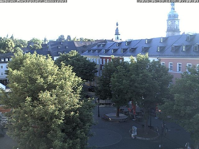 Archiv Foto Webcam Wunsiedel Marktplatz