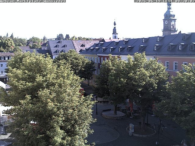 Archiv Foto Webcam Wunsiedel Marktplatz