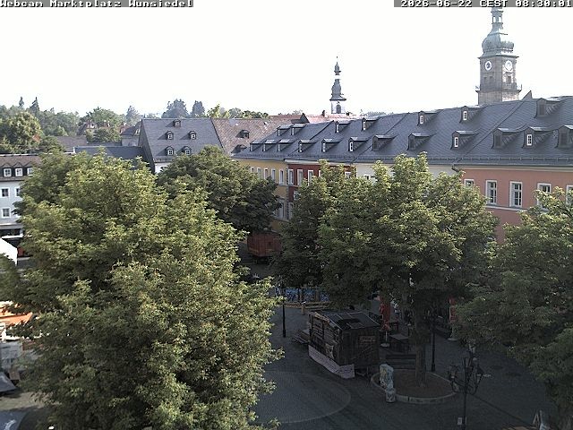 Archiv Foto Webcam Wunsiedel Marktplatz