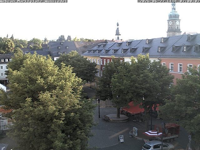 Archiv Foto Webcam Wunsiedel Marktplatz