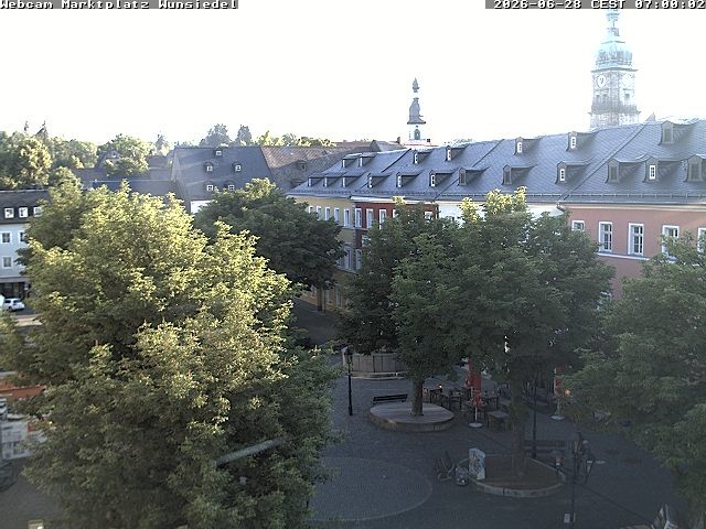 Archiv Foto Webcam Wunsiedel Marktplatz