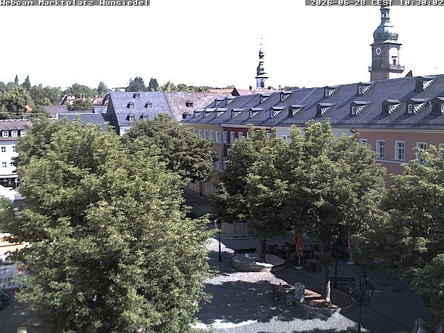 Archiv Foto Webcam Wunsiedel Marktplatz
