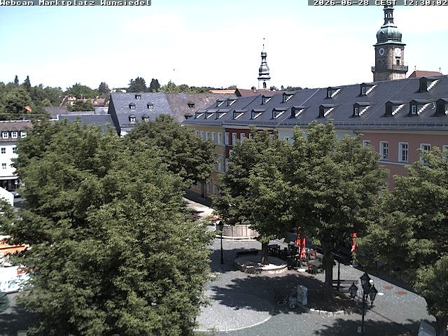 Archiv Foto Webcam Wunsiedel Marktplatz