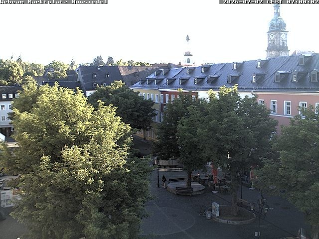Archiv Foto Webcam Wunsiedel Marktplatz