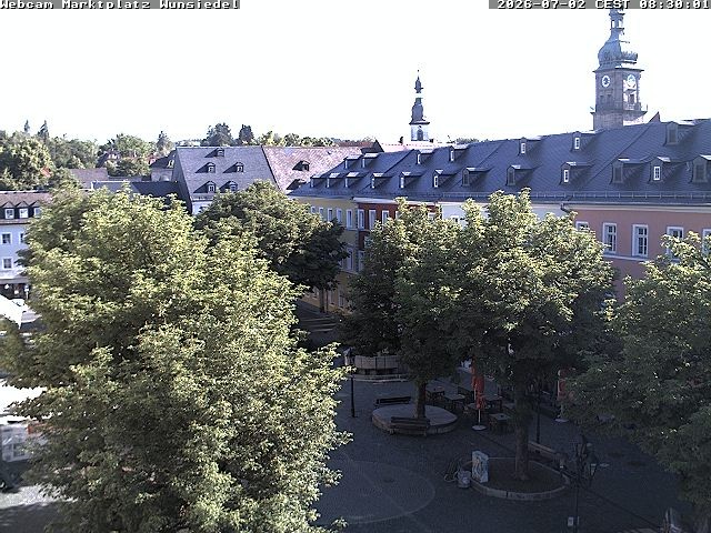 Archiv Foto Webcam Wunsiedel Marktplatz