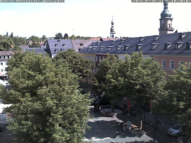 Archiv Foto Webcam Wunsiedel Marktplatz