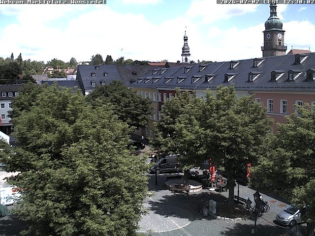 Archiv Foto Webcam Wunsiedel Marktplatz