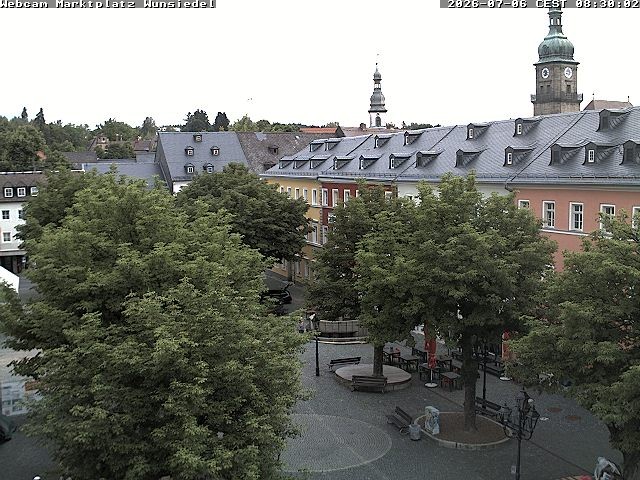 Archiv Foto Webcam Wunsiedel Marktplatz