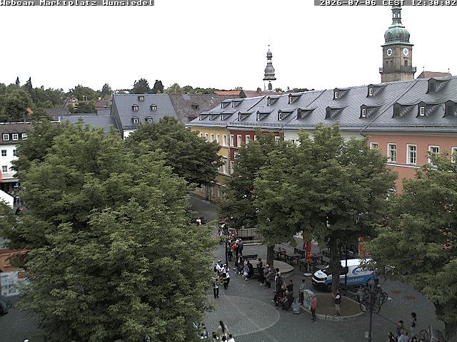 Archiv Foto Webcam Wunsiedel Marktplatz