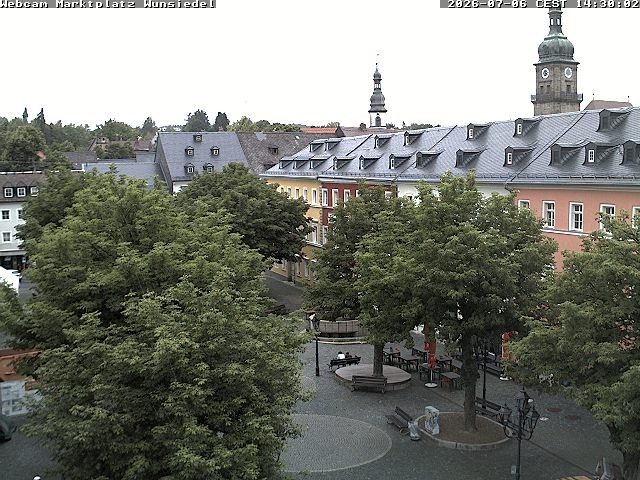 Archiv Foto Webcam Wunsiedel Marktplatz