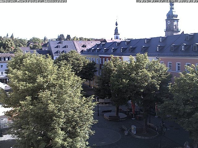 Archiv Foto Webcam Wunsiedel Marktplatz