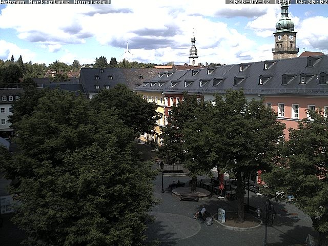 Archiv Foto Webcam Wunsiedel Marktplatz
